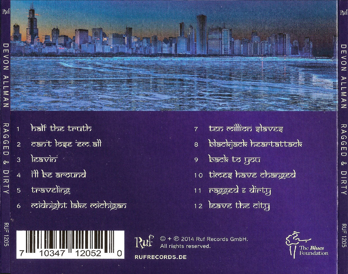 Devon Allman - Ragged and Dirty CD – Create Records